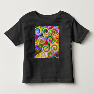 Camiseta De Bebé Desplazar abstracto geométrico de Pastel