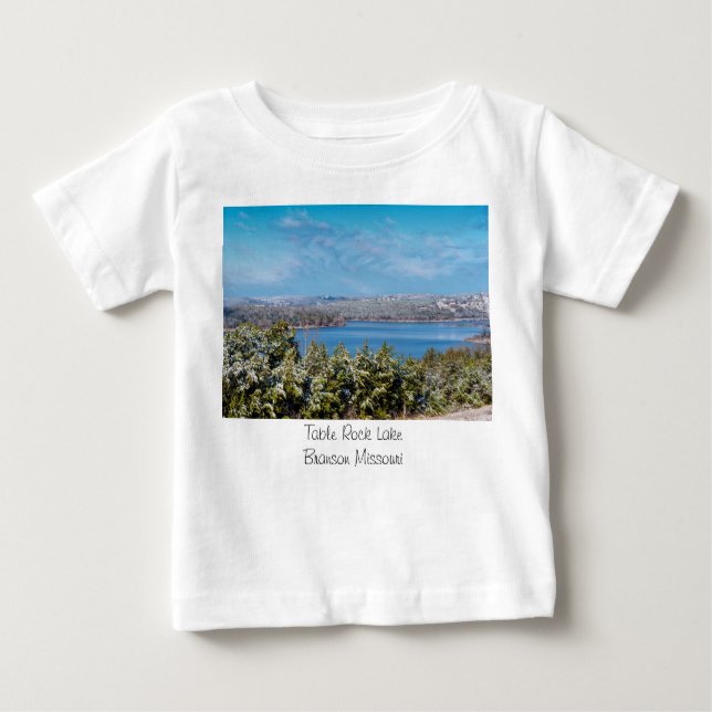 Camiseta De Bebé Despojo De Nieve En Table Rock Lake Toddler Shirt (Anverso)