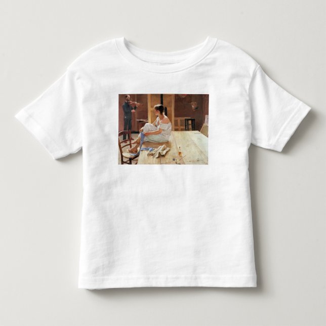 Camiseta De Bebé Después de la actitud, 1884 (Anverso)