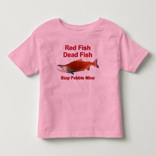 Camiseta De Bebé Después de Salmon - Alto a la mina de guijarros