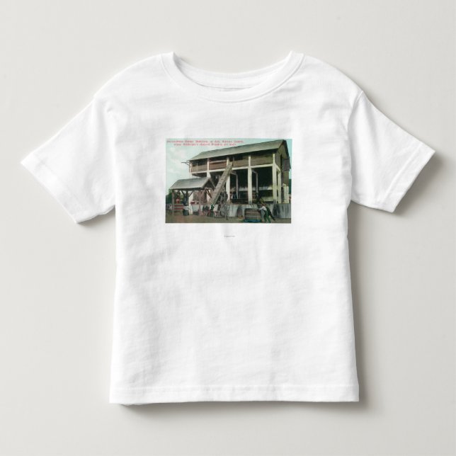 Camiseta De Bebé Destilería del brandy de la colonia del (Anverso)