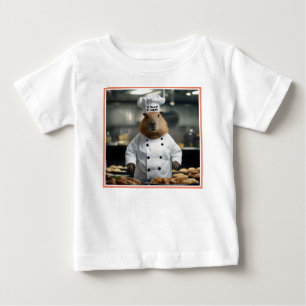 Camiseta De Bebé Destreza en Repostería: El Capybara Culinario