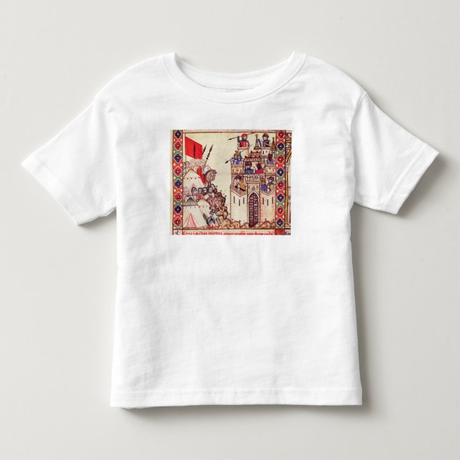 Camiseta De Bebé Detalle de Cantiga 28 (Anverso)