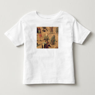Camiseta De Bebé Detalle de los juegos infantiles de la rana saltad