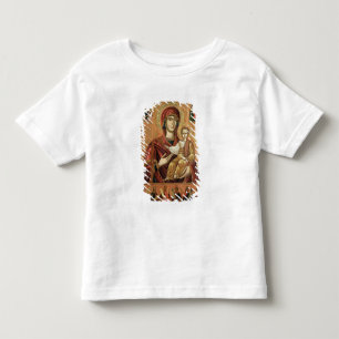 Camiseta De Bebé Detalle de Madonna y del niño del Iconostas