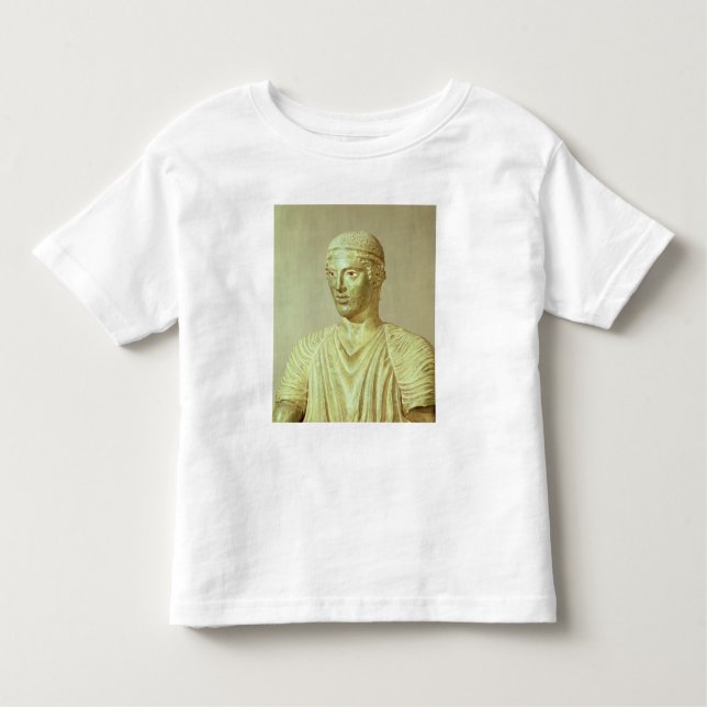 Camiseta De Bebé Detalle del auriga de Delphi, c.470 A.C. (Anverso)