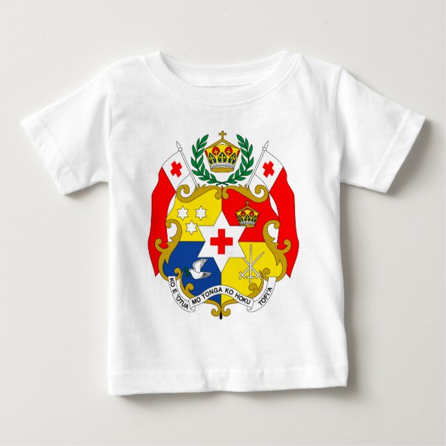 Camiseta De Bebé Detalle del escudo de armas de Tonga (Anverso)