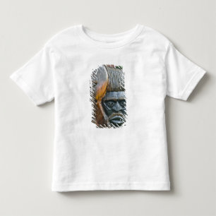 Camiseta De Bebé Detalle del tótem kanak, Noumea, Nueva