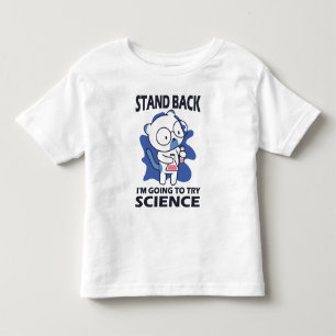 Camiseta De Bebé Detrás: Experimento de un Adorable Gato Científico