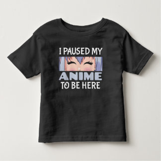 Camiseta De Bebé Detuve mi Anime para estar aquí Funny Anime Fan