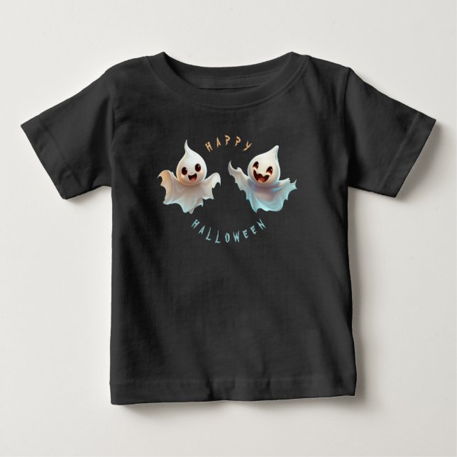 CAMISETA DE BEBÉ DEUX FUN GHOSES (Anverso)