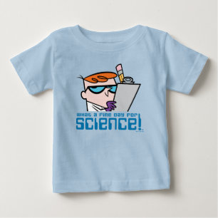 Camiseta De Bebé Dexter - ¡Qué Buen Día Para La Ciencia!