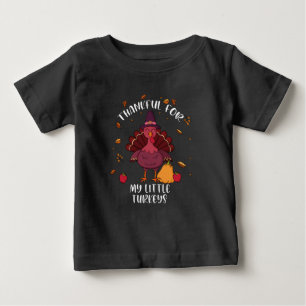Camiseta De Bebé Día de Acción de Gracias de los maestros agradecid