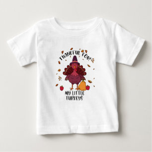 Camiseta De Bebé Día de Acción de Gracias de los maestros agradecid