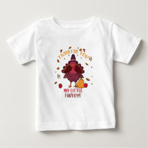 Camiseta De Bebé Día de Acción de Gracias de los maestros agradecid
