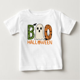 Camiseta De Bebé Día de Brujas Fantasma Boo Niños