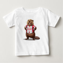 Camiseta De Bebé Día de Canadá de castores