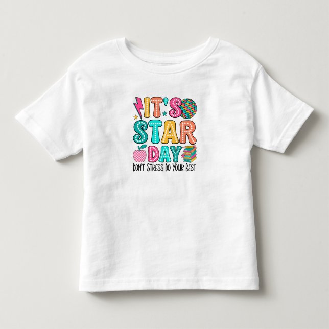 Camiseta De Bebé Día de Estrella (Anverso)