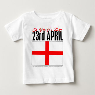 Camiseta De Bebé Día de Inglaterra, San Jorge