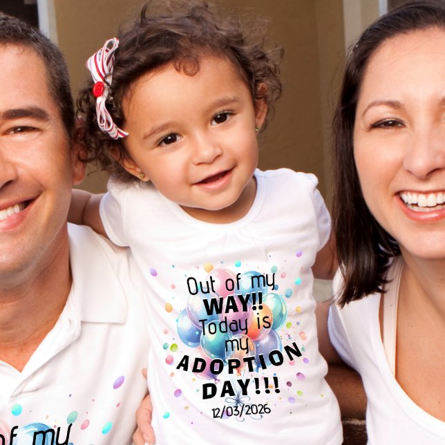 Camiseta De Bebé Día de la Adopción  (Subido por el creador)