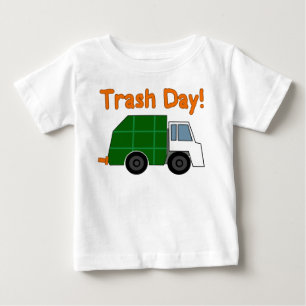 Camiseta De Bebé ¡DÍA DE LA BASURA! ¡- Camiones de basura del am