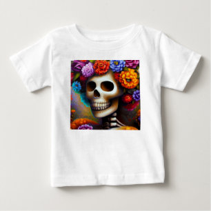 Camiseta De Bebé Día de la Calavera del Azúcar Muerto 1