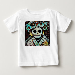 Camiseta De Bebé Día de la Calavera del Azúcar Muerto 4