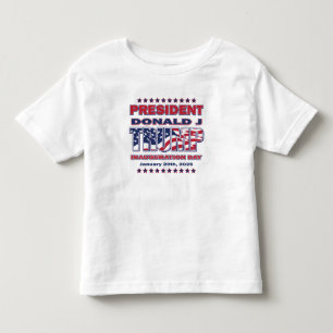 Camiseta De Bebé Día de la Inauguración del Presidente Trump 2025