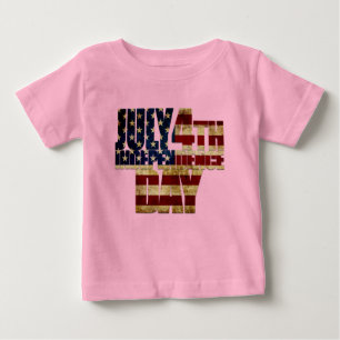 Camiseta De Bebé Día de la Independencia del 4 de julio 002