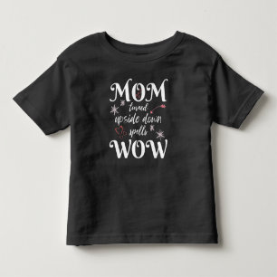 Camiseta De Bebé DÍA DE LA MADRE WOW Deletrea MADRE Al Revés