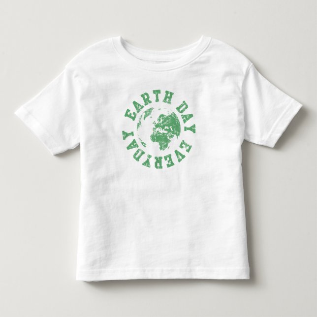 Camiseta De Bebé Día de la Tierra diario (Anverso)
