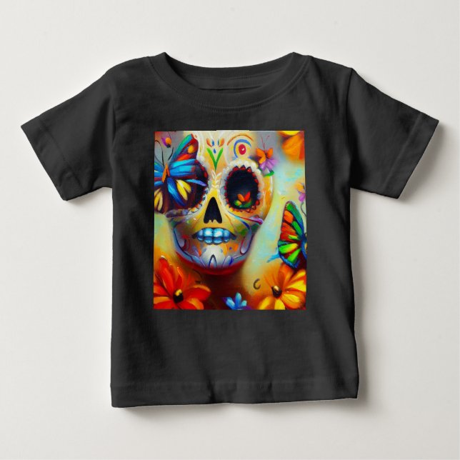 Camiseta De Bebé Día de las Mariposas Muertas 2 (Anverso)