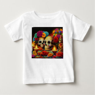 Camiseta De Bebé Día de los muertos