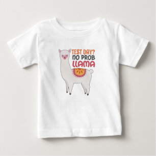 Camiseta De Bebé ¿Día de prueba de regalo de profesor de Llama? No
