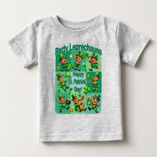 Camiseta De Bebé Día de San Patricio Divertido "Duendes de Fiesta"