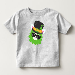 Camiseta De Bebé Día de San Patricio, Llama, Alpaca, Gorra Leprecha