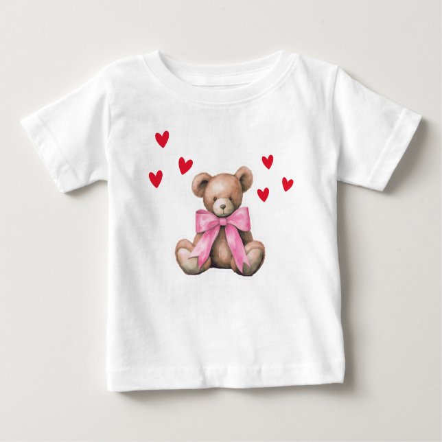 Camiseta De Bebé Día de San Valentín  (Anverso)