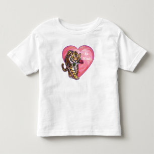 Camiseta De Bebé Día de San Valentín del Tigre