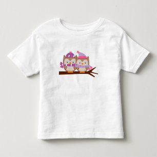 Camiseta De Bebé día de San Valentín Owls