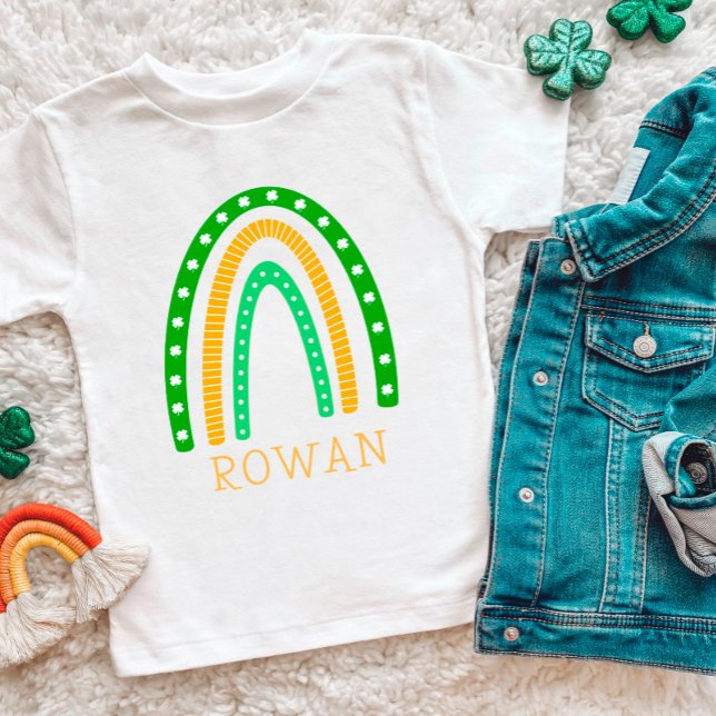 Camiseta De Bebé Día del Arcoiris Afortunado Personalizado (Subido por el creador)