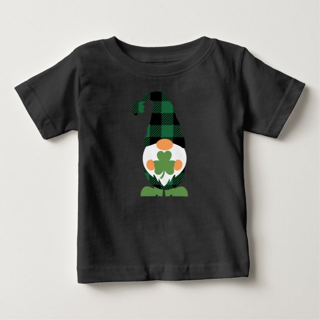Camiseta De Bebé Día del Gnome Afortunado St. (Anverso)