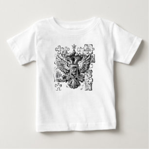 Camiseta De Bebé Día del Idioma Ruso - Vibrante diseño de arte folc