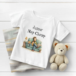 Camiseta De Bebé Día del Padre de campeón de Nap Junior
