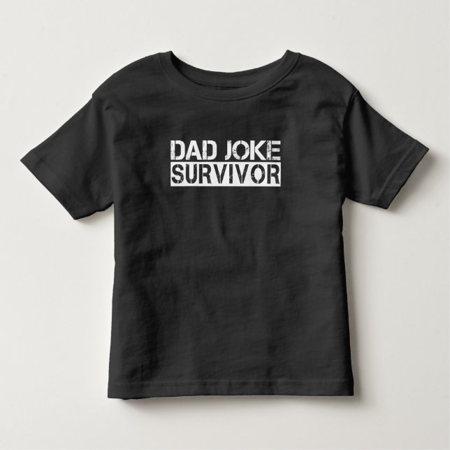 Camiseta De Bebé Día del padre: una sobreviviente del Chiste de pap (Anverso)
