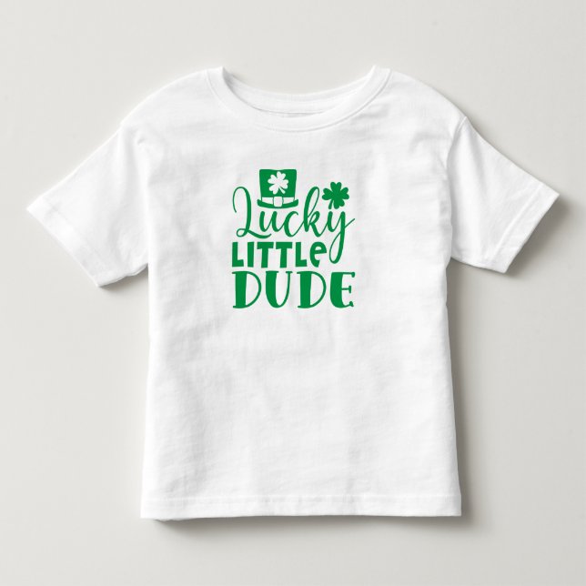 Camiseta De Bebé Día del Pequeño Amigo Afortunado St. Patrick (Anverso)