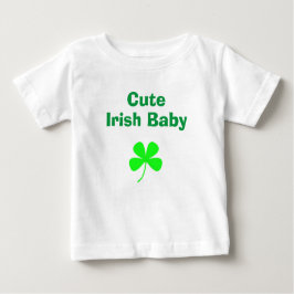 Camiseta De Bebé Día del Shamrock verde de Irlanda
