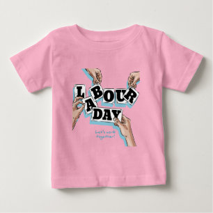 Camiseta De Bebé Día del trabajo a mano - Trabajemos juntos