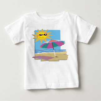 Camiseta De Bebé Día en la playa