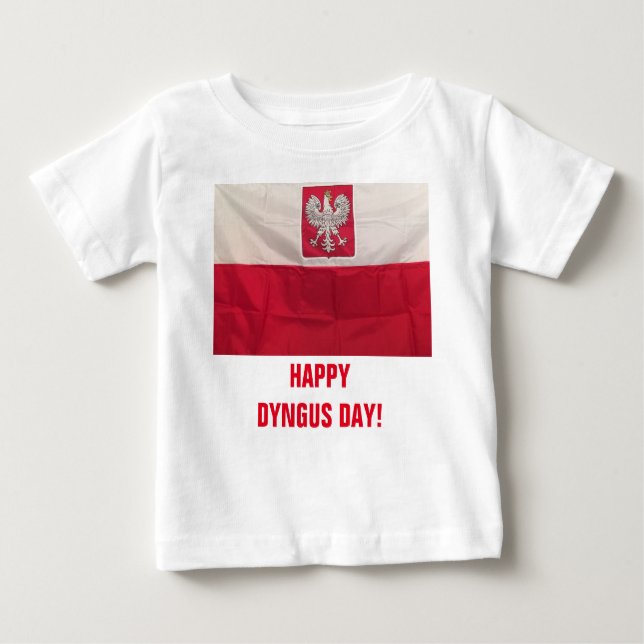 CAMISETA DE BEBÉ DÍA FELIZ DE DYNGUS (Anverso)