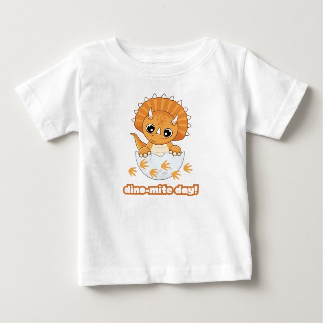 Camiseta De Bebé Día genial para cenar (Anverso)